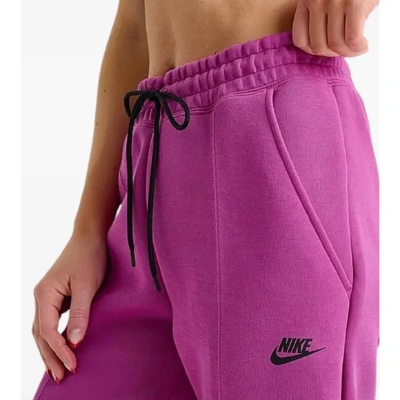 Nike Women's Purple Tech Fleece Jogger Pants XL - Picture 2 of 9